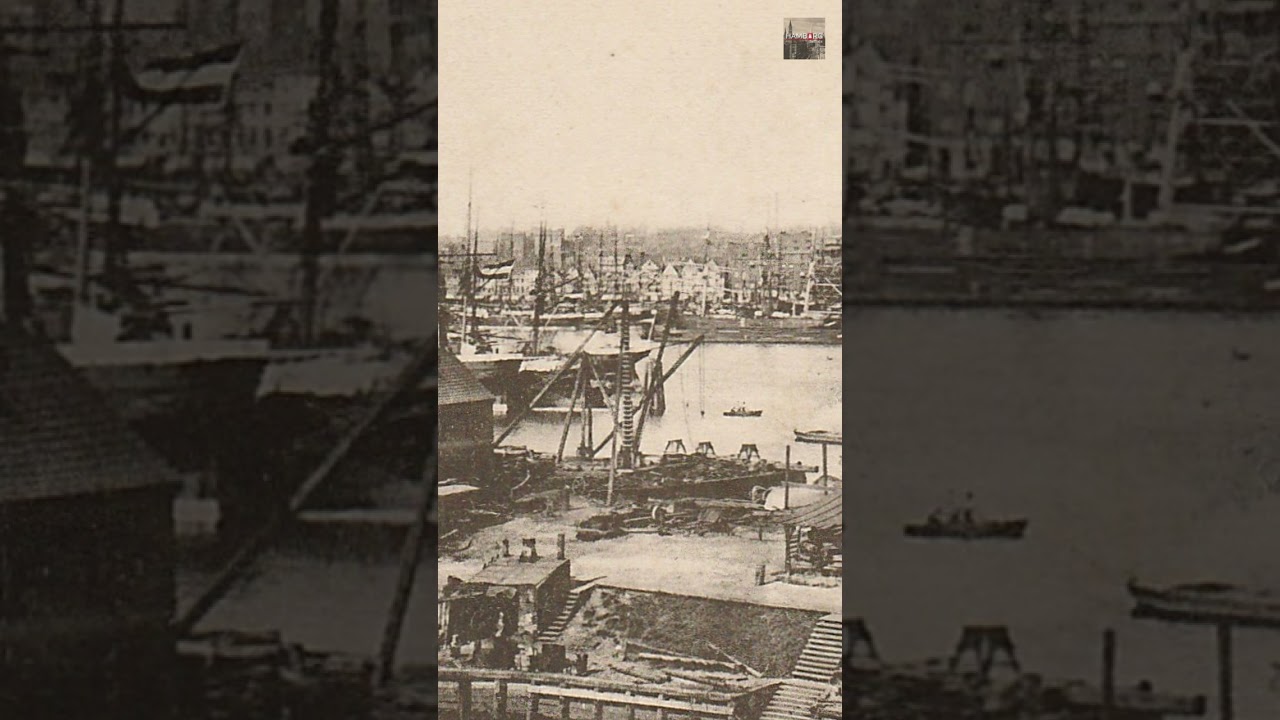 HAMBURG damals #shorts - Kleiner Grasbrrok um 1900