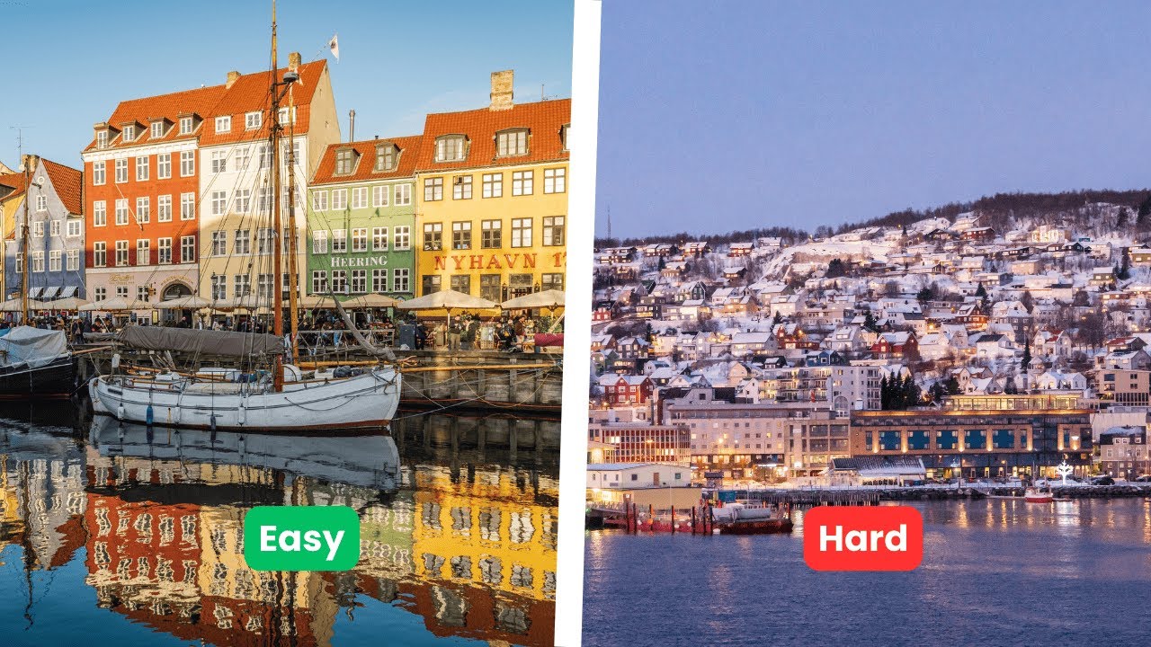 🇩🇰🇫🇮🇮🇸🇳🇴🇸🇪 Do you recognize these Nordic Cities from Above? (Aerial View Quiz) ❄️🏔️