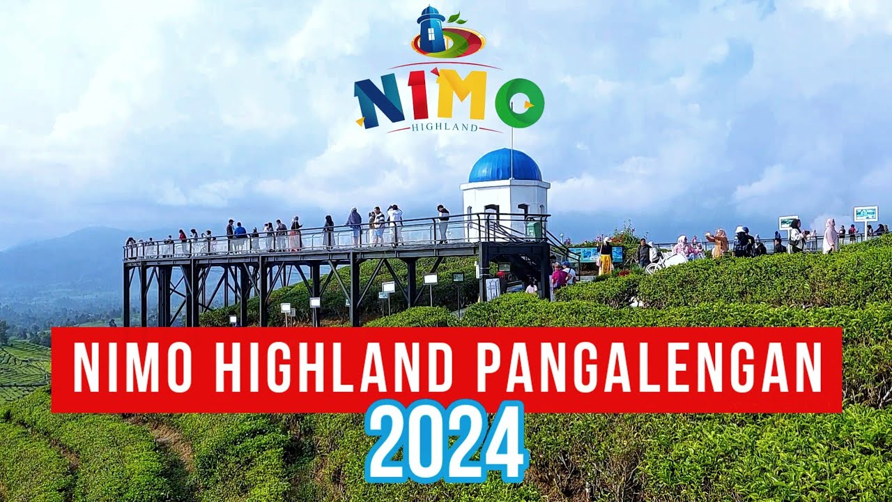 NIMO HIGHLAND PANGALENGAN Bandung - Wahana dan Fasilitas terbaru 2024 - glass sky bridge, flying fox