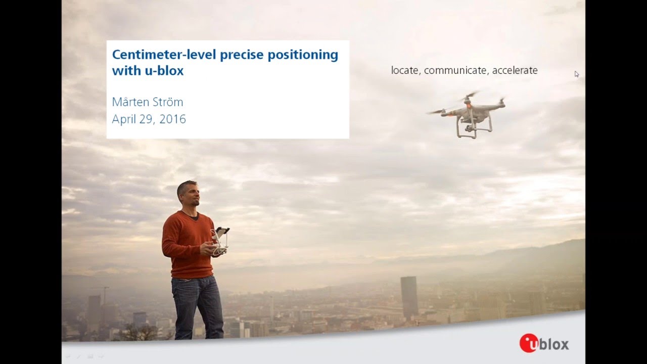 Webinar: Centimeter‑level precise position with RTK technology