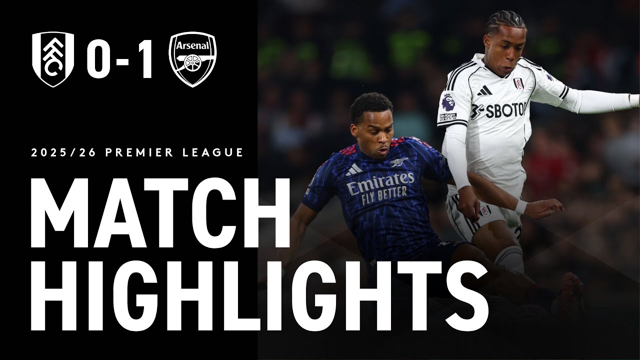 HIGHLIGHTS | Fulham 0-1 Arsenal | Narrow defeat against league leaders