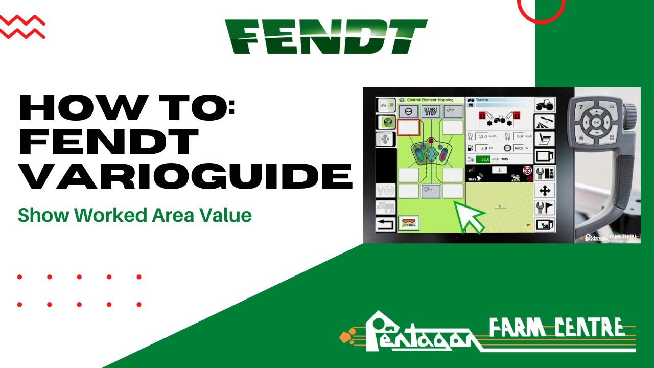 Show Worked Area Value : Fendt VarioGuide How To