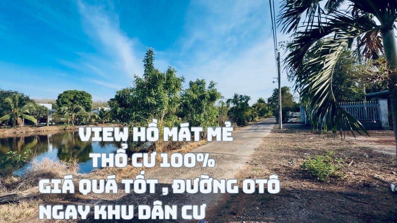 ☘️ Chỉ [1Tỷ650] triệu sở hữu ngay lô đất ven sông 100% Thổ Cư đường ô tô -Sổ sẵn công chứng ngay!