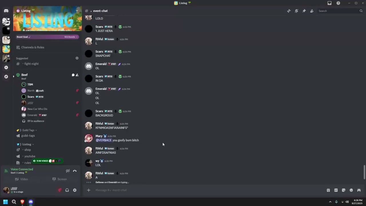 TBM VS XENO (Discord Packing) 2025