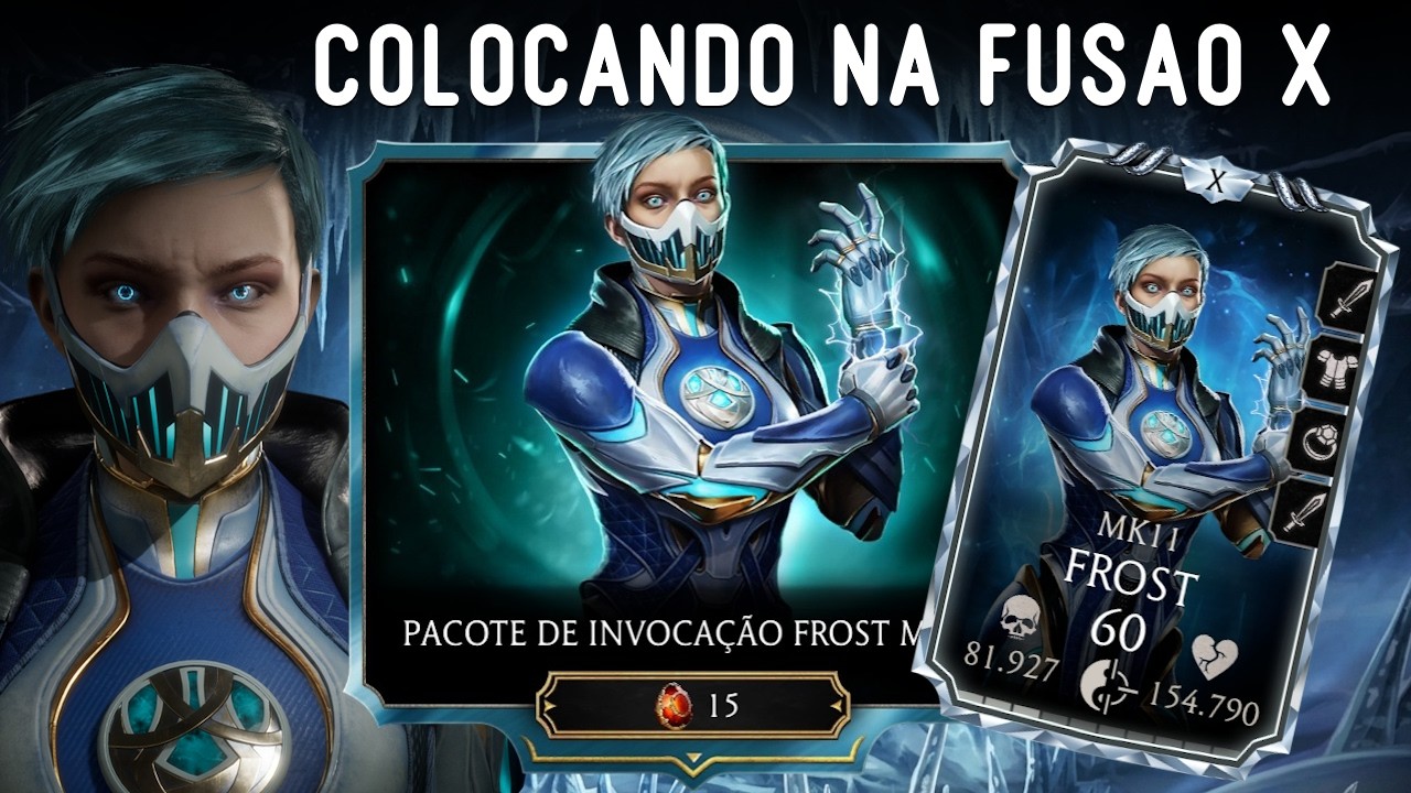MK Mobile Atualização 7.1.1 | Abrindo Pacotes da Frost MK11 até colocar no X | Dei sorte? entenda!