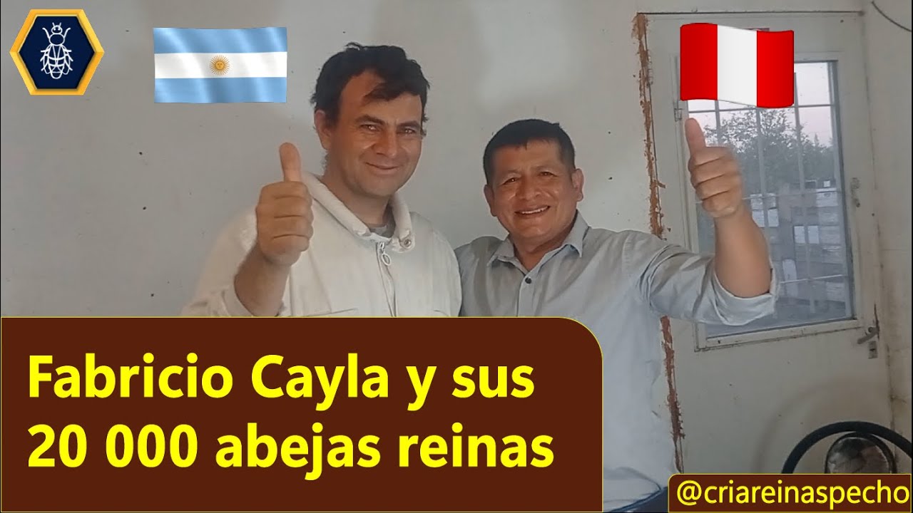 Entrevista a Fabricio Cayla el gran criador argentino de 20 000 abejas reinas