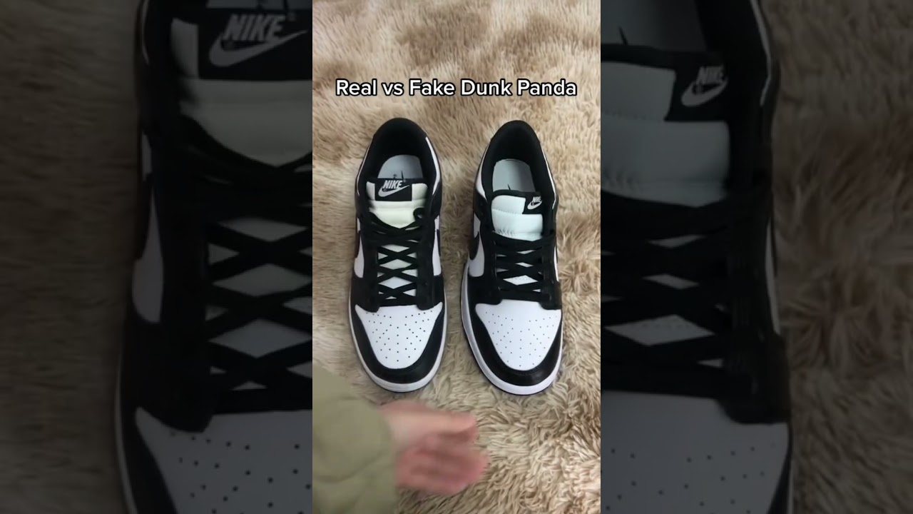 Dunk Panda real vs Fake 😱 #shorts #viral #sneakers