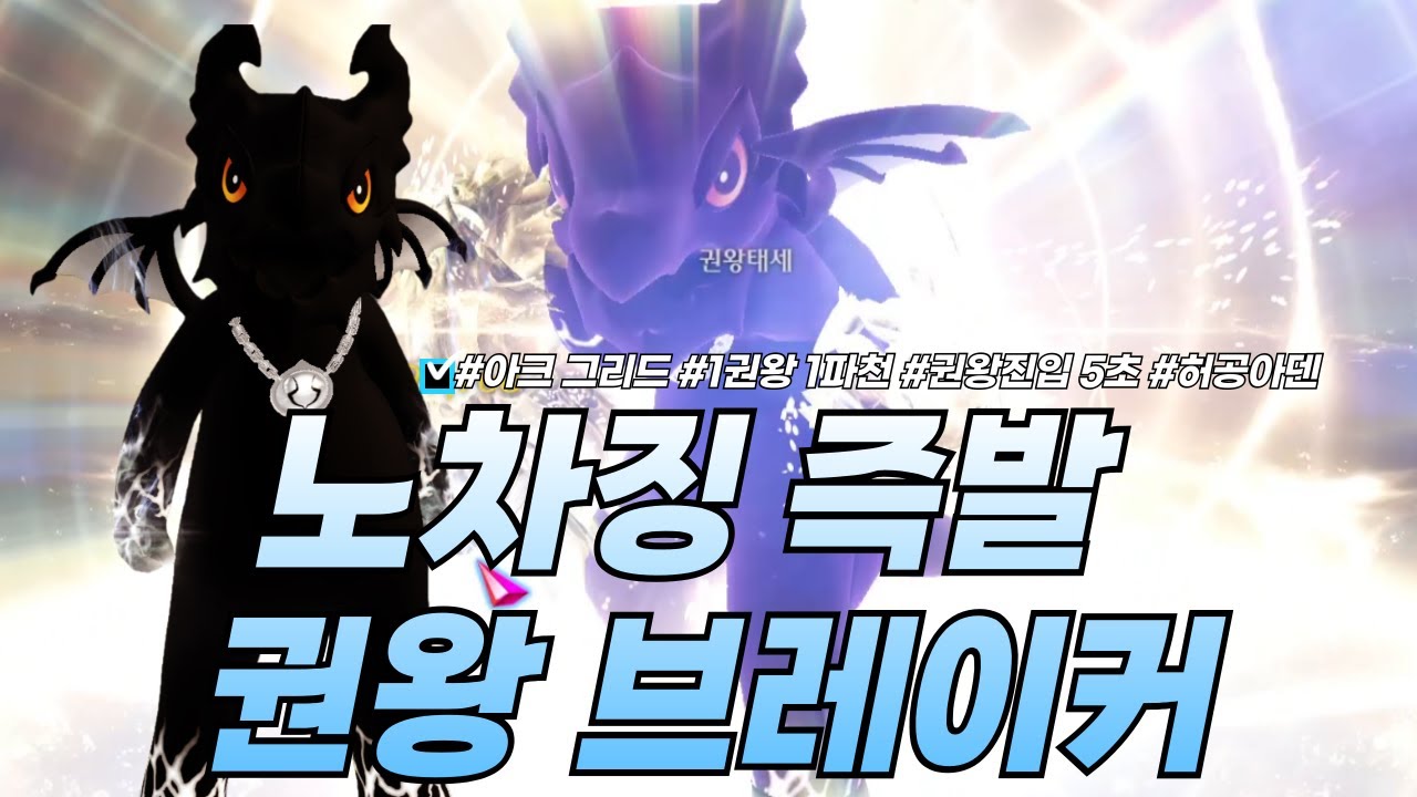 1권왕1파천에 허공아덴까지 채우는 노슈차 즉발 권왕 브레이커