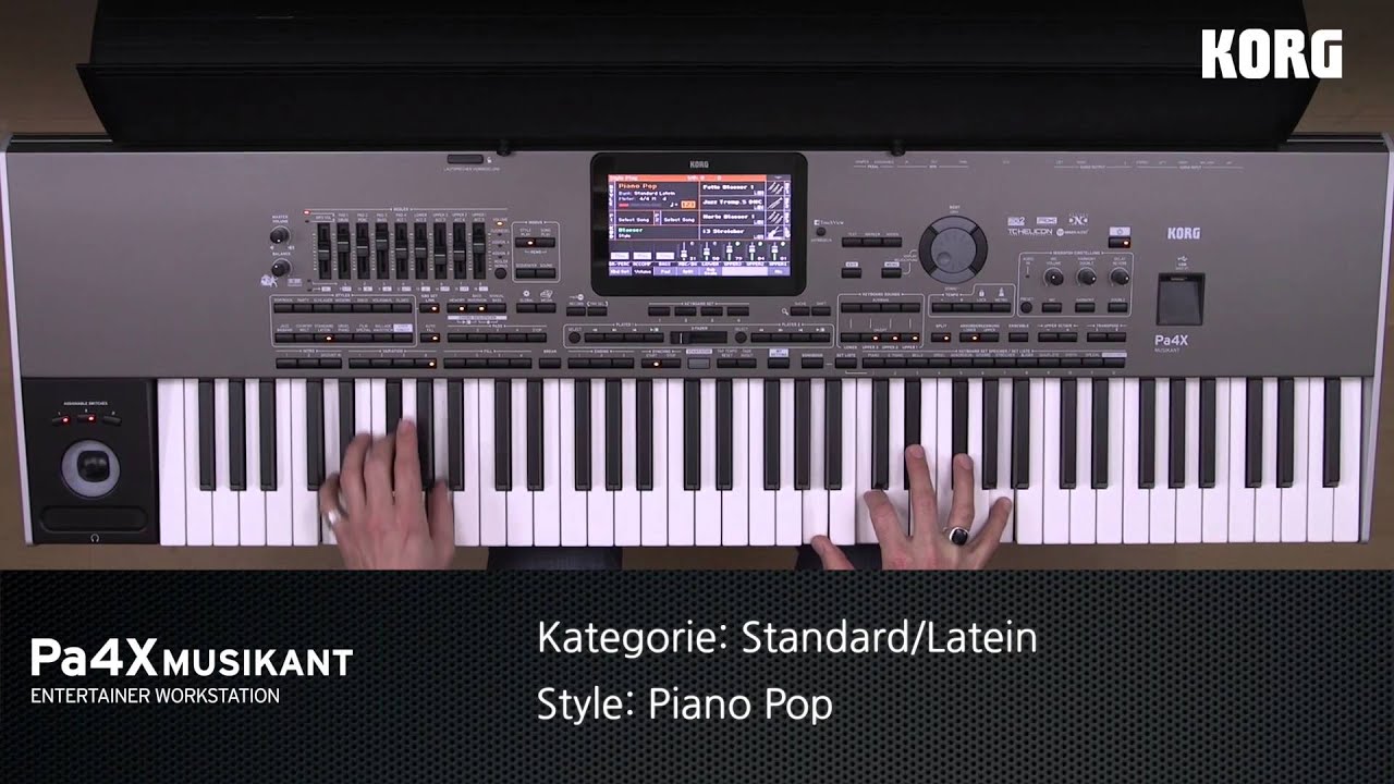 KORG Pa4X MUSIKANT Style Demos: COUNTRY, LATEIN, STANDARD, WELT, SPEZIAL, BALLADE, etc. Styles