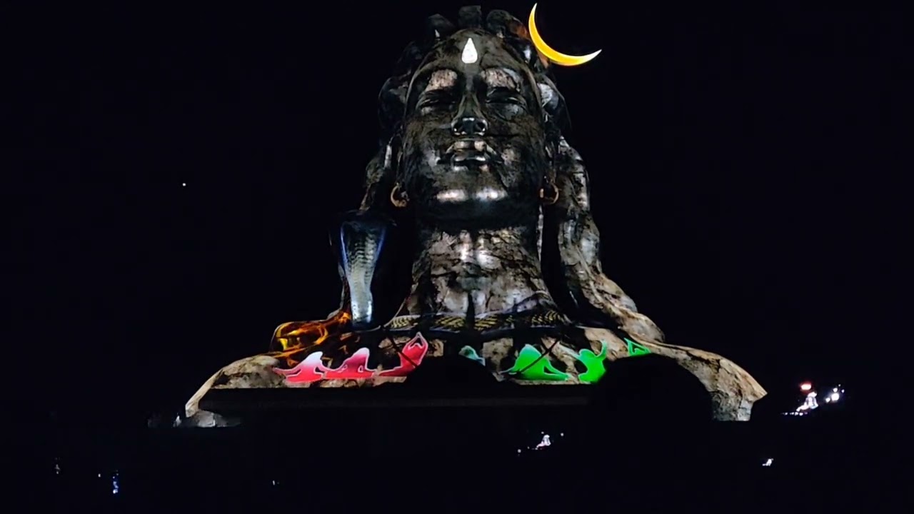ADIYOGI Laser Light Show | ISHA FOUNDATION | #chikballapur #bengaluru #adiyogi #Ishafoundation