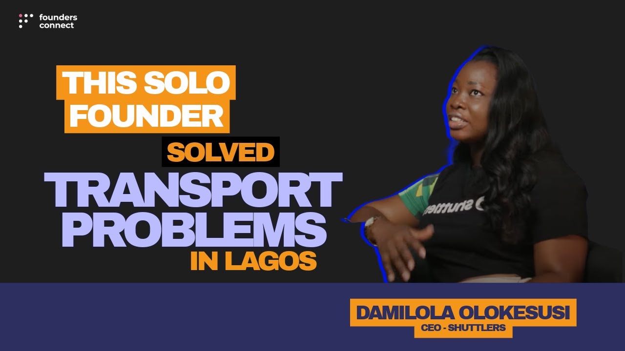 Damilola Olokesusi, CEO at Shuttlers is solving transport problems in Lagos #FoundersConnect