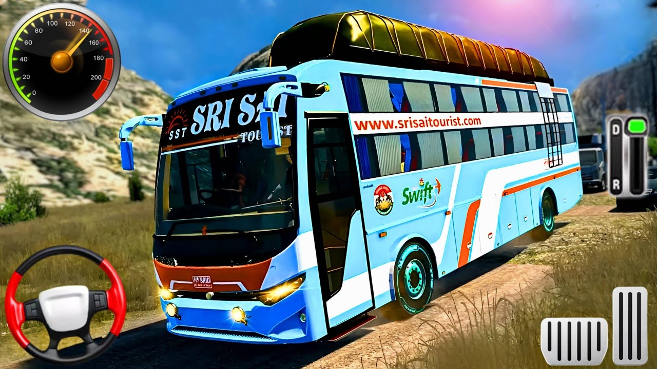 City Bus Transport Drive 3D - Real Offroad Coach Bus Simulator 2025 : Android Gameplay