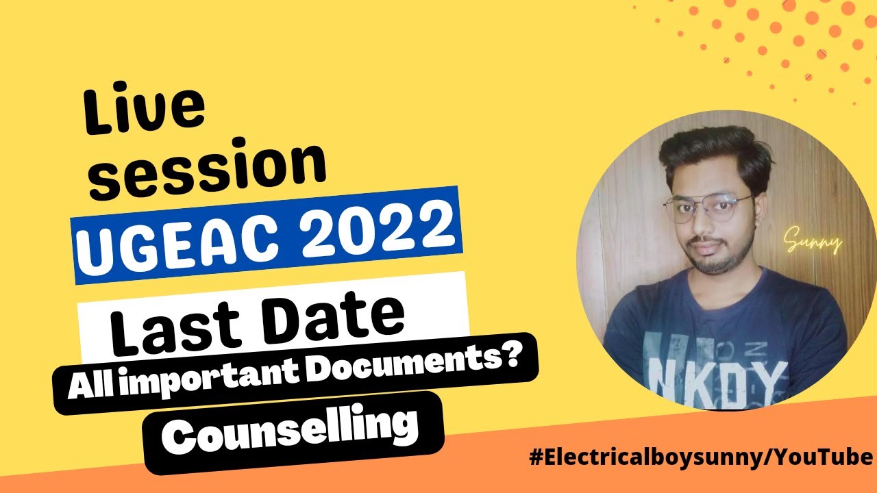 UGEAC Counselling 2022 Last Date #ugeacrank2022 #ugeac2022 #bcece