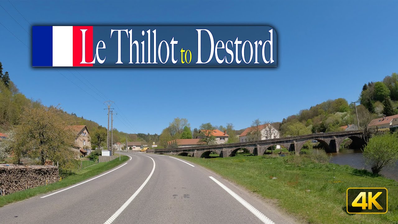 Les Vosges, France 🇫🇷 Driving from Le Thillot to Destord
