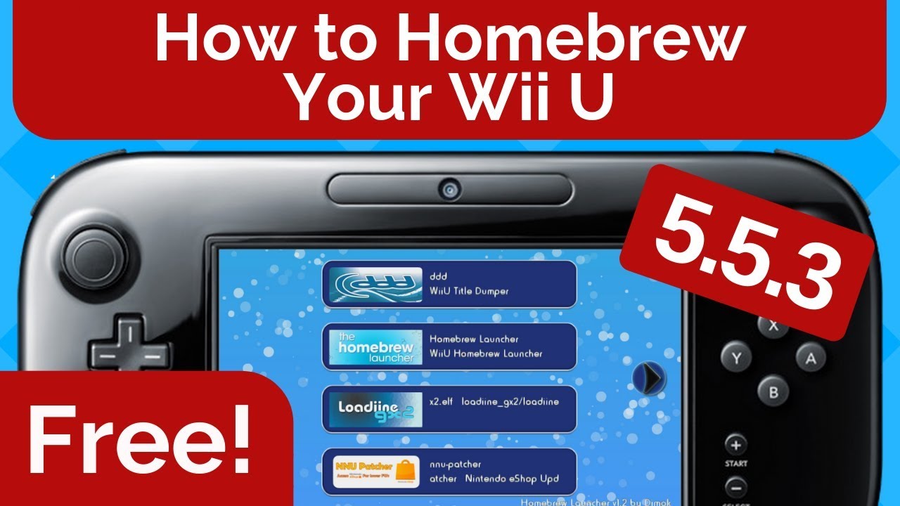 How to Homebrew Your Wii U 5.5.3 for FREE
