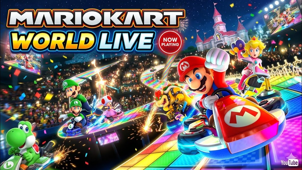 Mario Kart World with viewers - Live