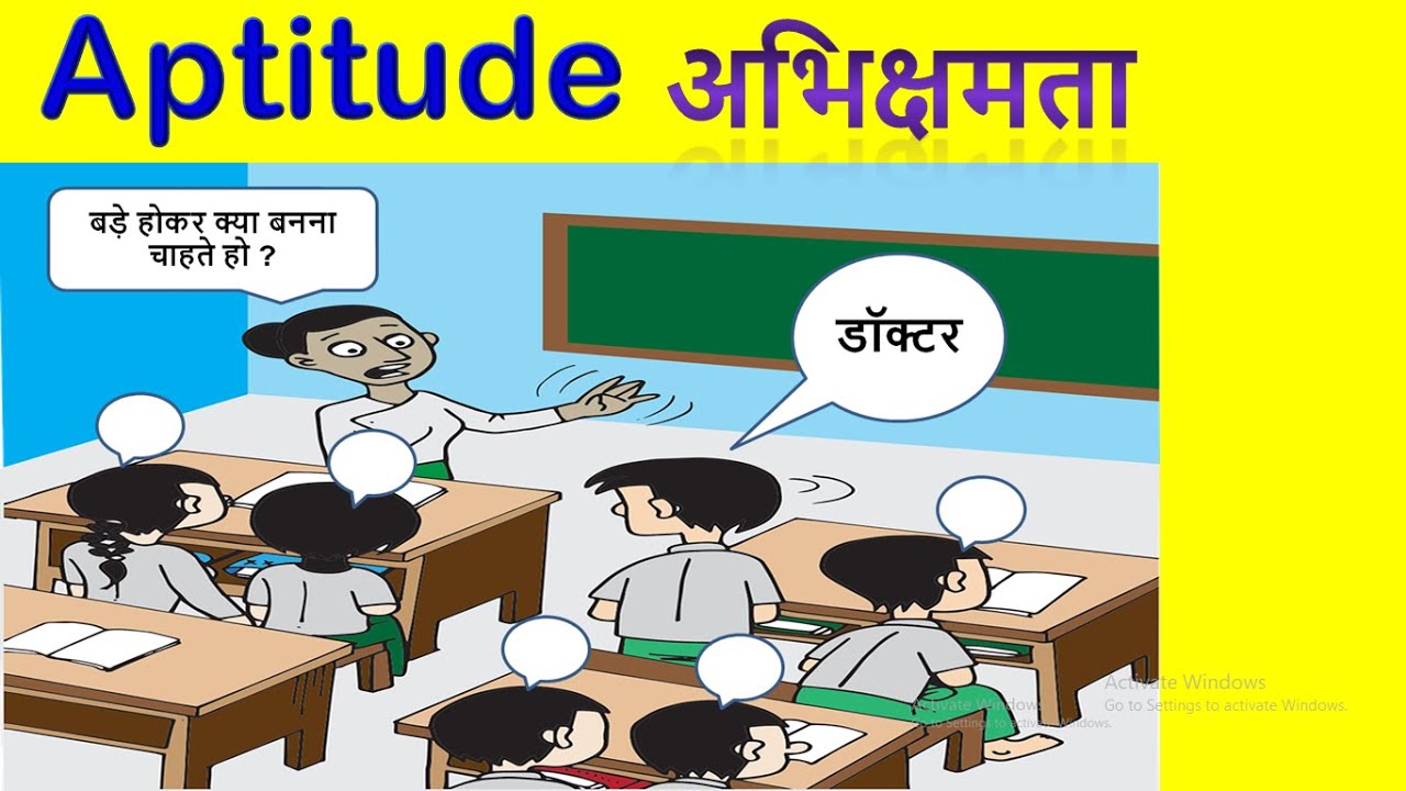 aptitude I अभिक्षमता I अभियोग्यता I अभिरुचि I