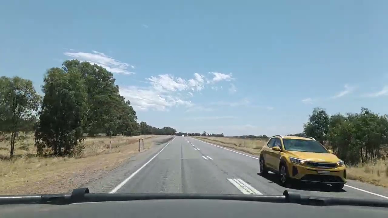 FRIDAY AFTERNOON DRIVING TO WORK IN THE RIVERINA NSW AUSTRALIA 🦘