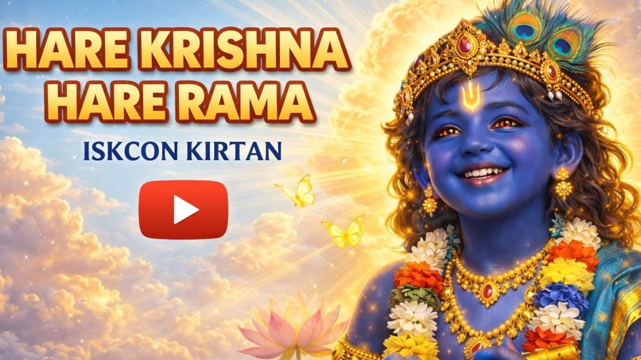 Soulful ISKCON Kirtan | Hare Krishna Hare Rama Mantra for Daily Meditation