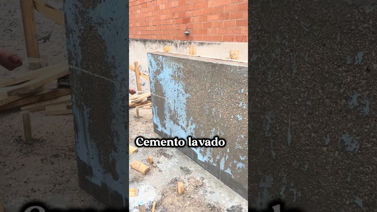 Cemento lavado