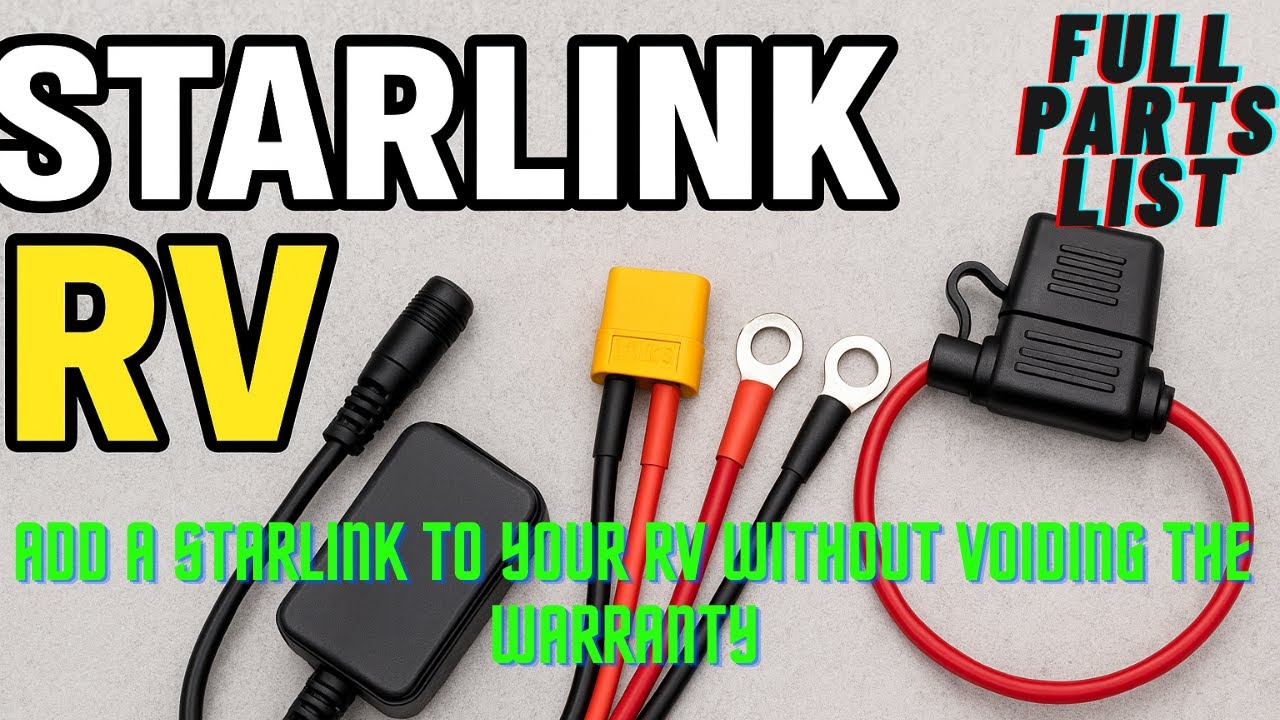 🚀 Подключите Starlink к вашему автодому ПРАВИЛЬНО! | Безопасная установка 12-вольтовой проводки (...