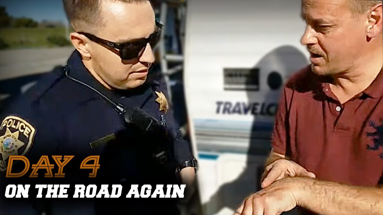 ONLYUSEMEBLADE GOES OFF ON BJORN! Cops Pull Over RV, Chicken Andy Looks For Change | RV 5 Highlights