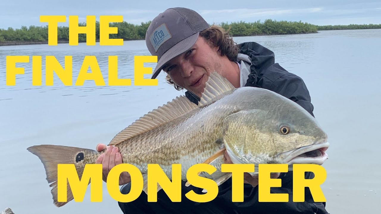 MONSTER Redfish on Light Tackle! (Grand Finale)