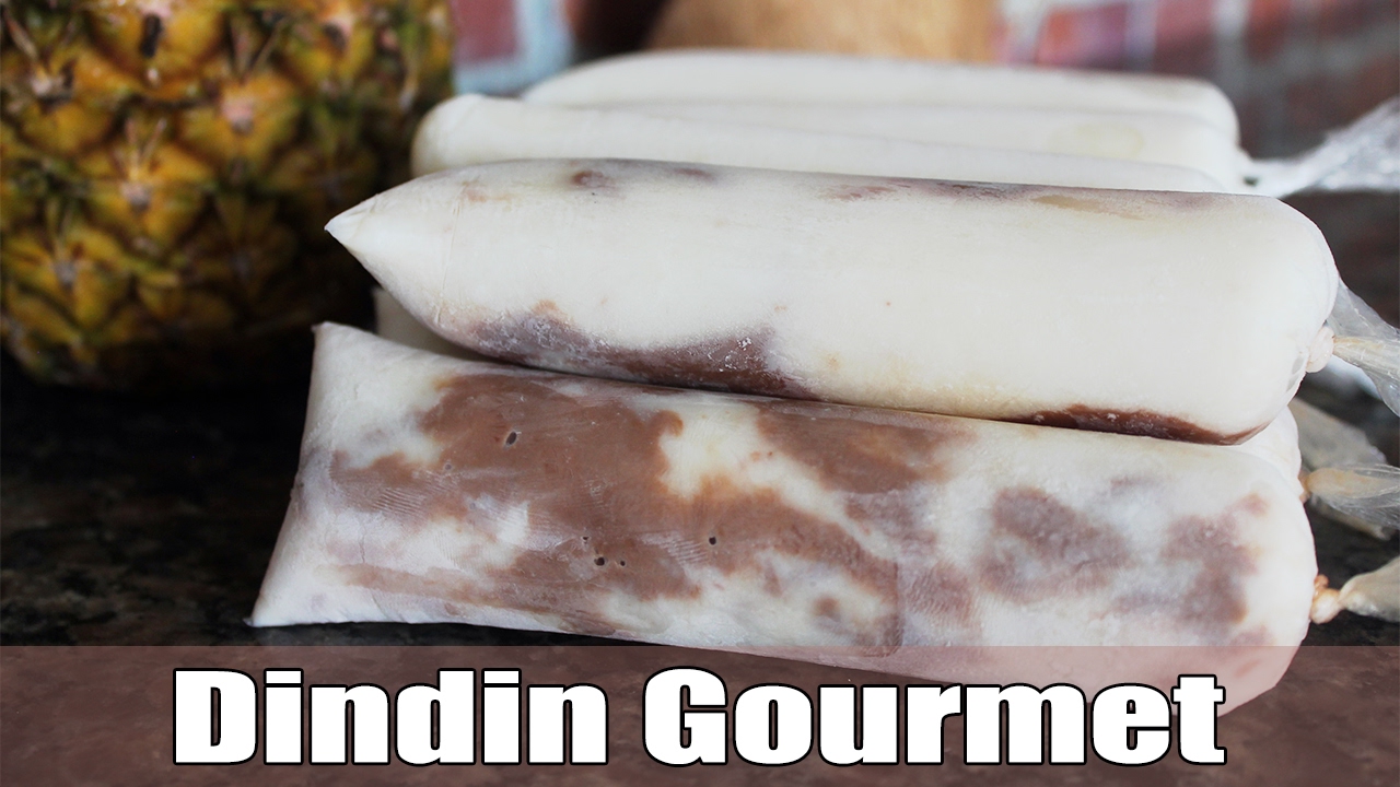COMO FAZER SACOLÉ (DINDIN) GOURMET DE COCO E ABACAXI CREMOSO SEM CRISTAIS DE GELO