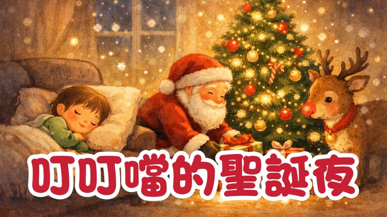 【聖誕兒歌】叮叮噹的聖誕夜 Ding Ding Dang Christmas Night ｜童話爵士風溫柔聖誕歌 🎄✨｜Christmas Jazz Kids Song