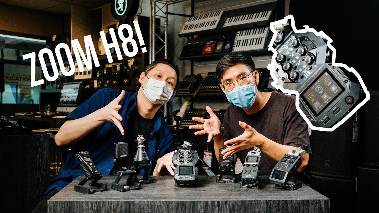 Zoom H8 review with City Music Singapore! | Other H-series in the market | Zoom H-series comparison