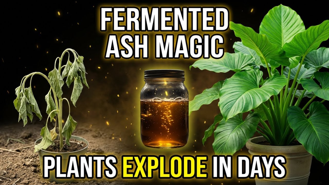 This SIMPLE Fermented Wood Ash Trick Makes Plants Grow CRAZY Fast