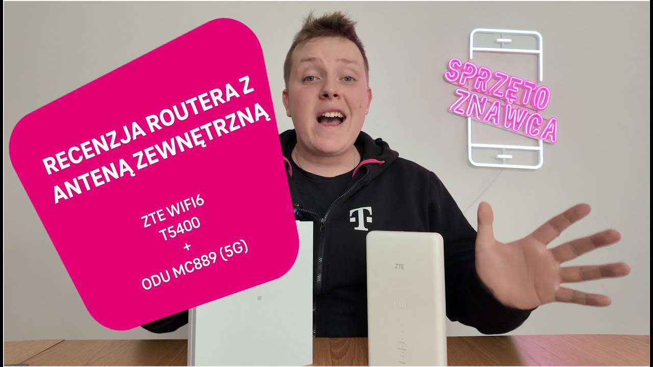 Jak router to tylko 5G i z anteną! | ZTE ODU MC889 + ZTE WIFI6 T5400 | SprzętoZnawca