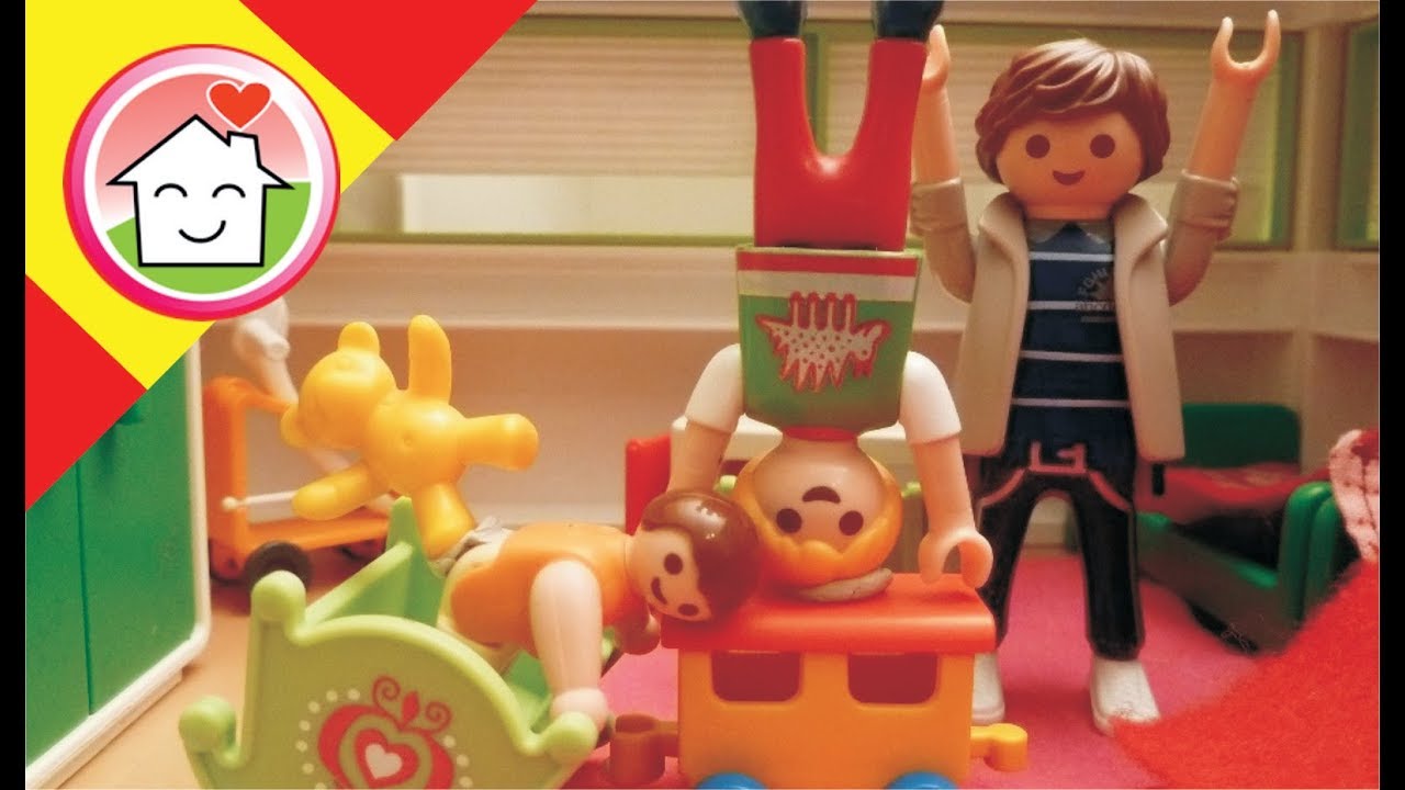 Playmobil en español Casa de Locos la famila Hauser