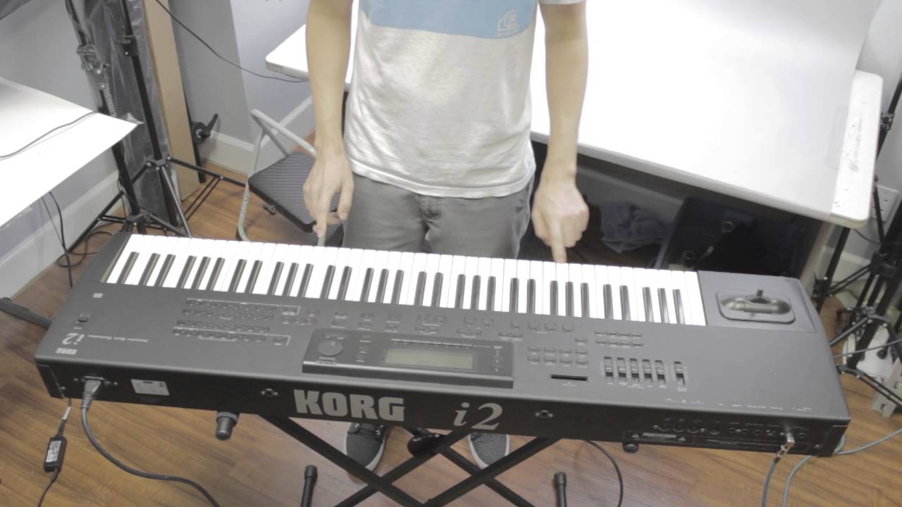 Korg Keyboard I2 Interactive Music Workstation Key Demo