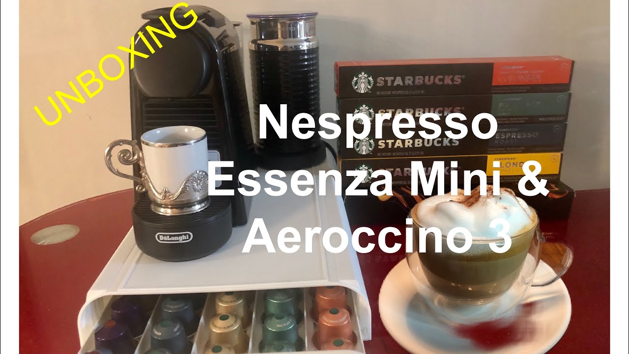 Nespresso Essenza Mini & Aeroccino 3 UNBOXING and USE