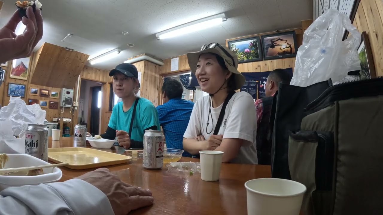 石鎚山で乾杯🍻