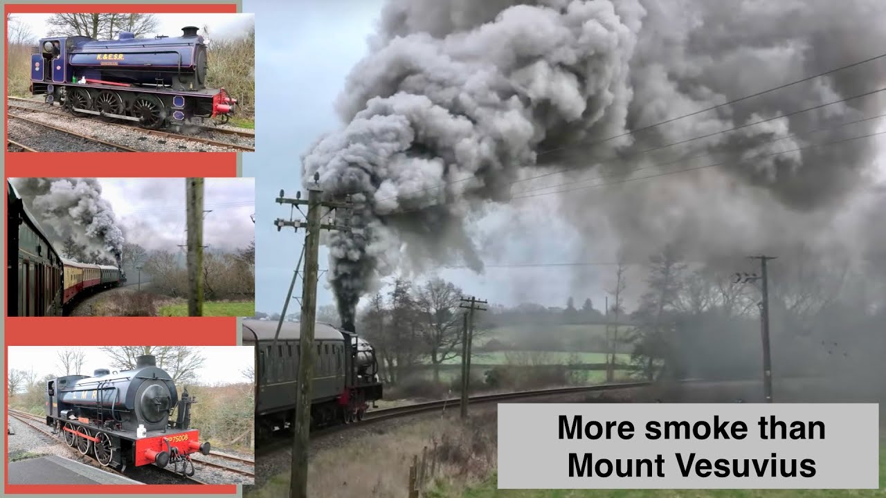 Goodbye 2024 with Hunslet Austerity  Steam on the Kent and East Sussex Railway