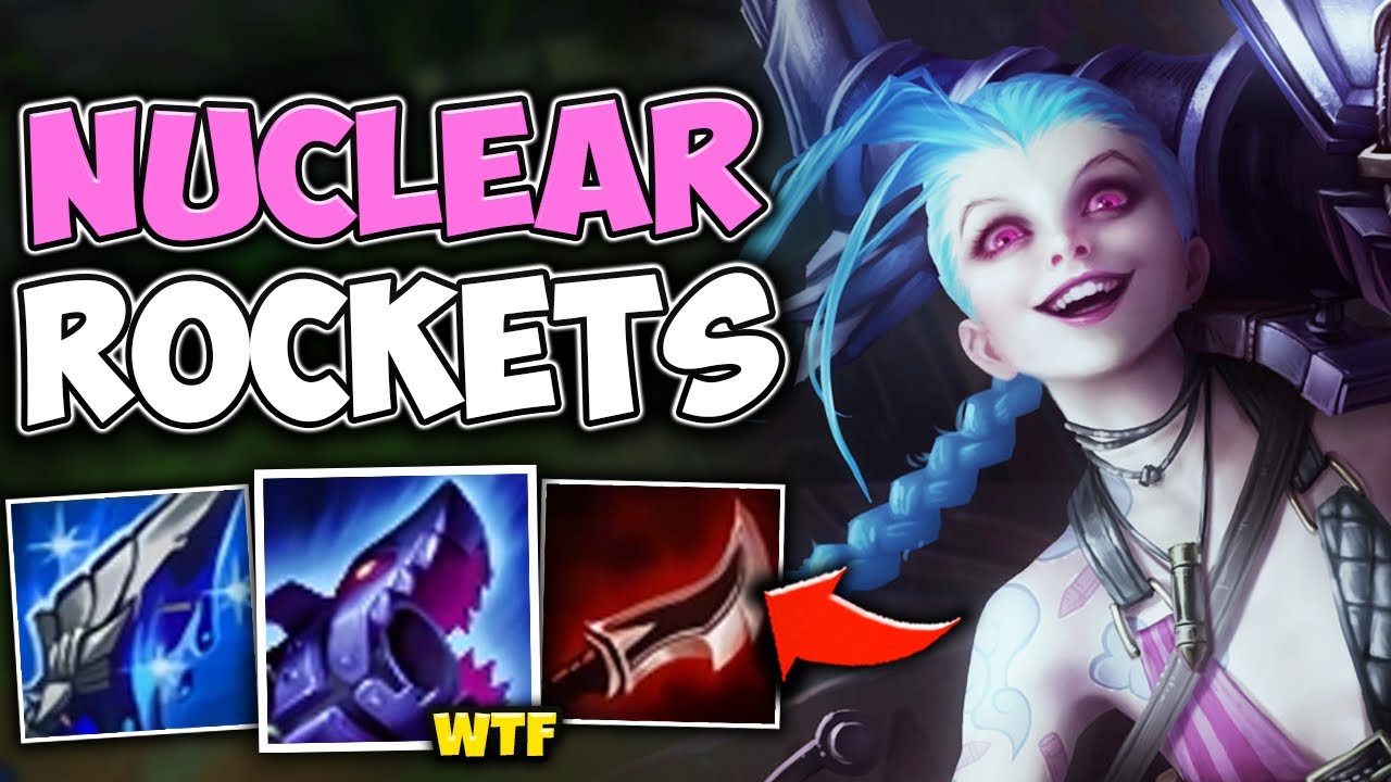 WTF?! JINX ROCKETS HIT FOR NUCLEAR DAMAGE WITH LETHAL JINX MID - League of Legends