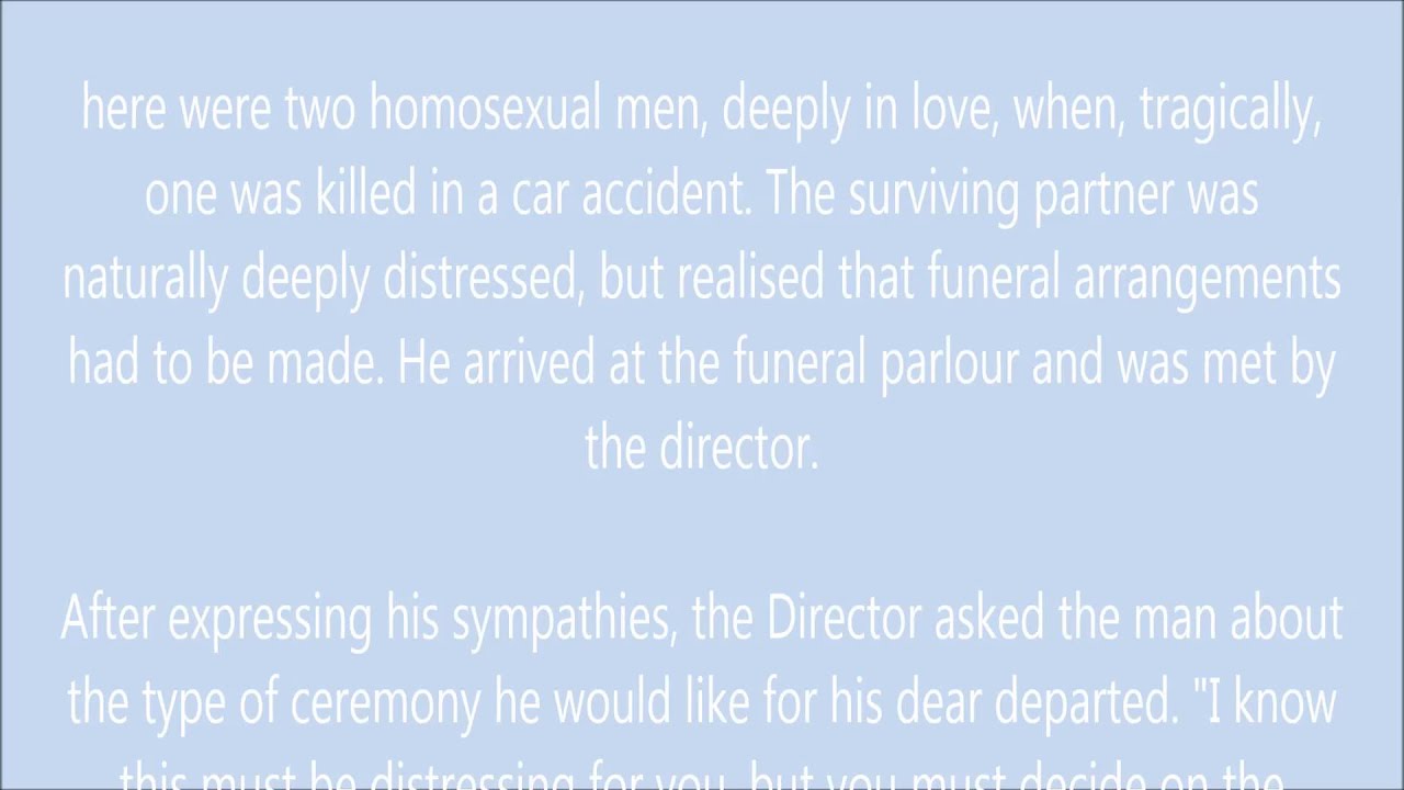 A Strange Funeral Joke