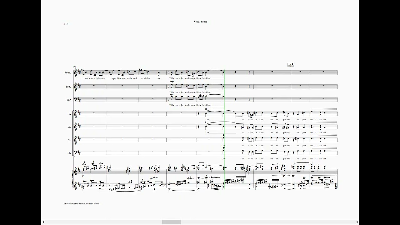 Eduard de Boer: Oratorio 'Toward a Golden Future', version with symphony orchestra: movement XI