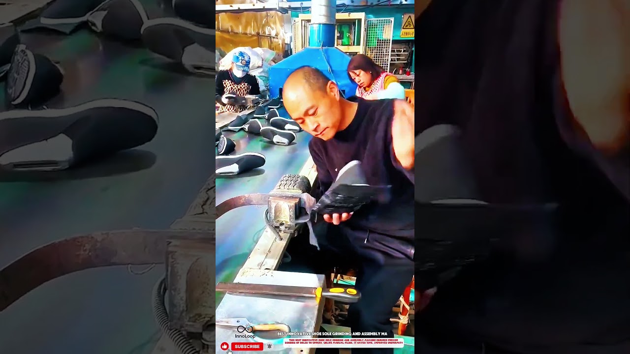 Best Innovative Shoe Sole Grinding and Assembly Machine