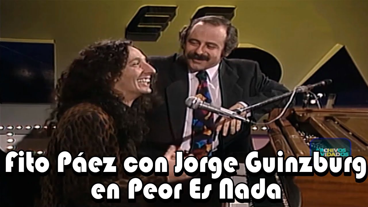 Fito Paez en Peor es Nada 1993 Entrevista y Canciones