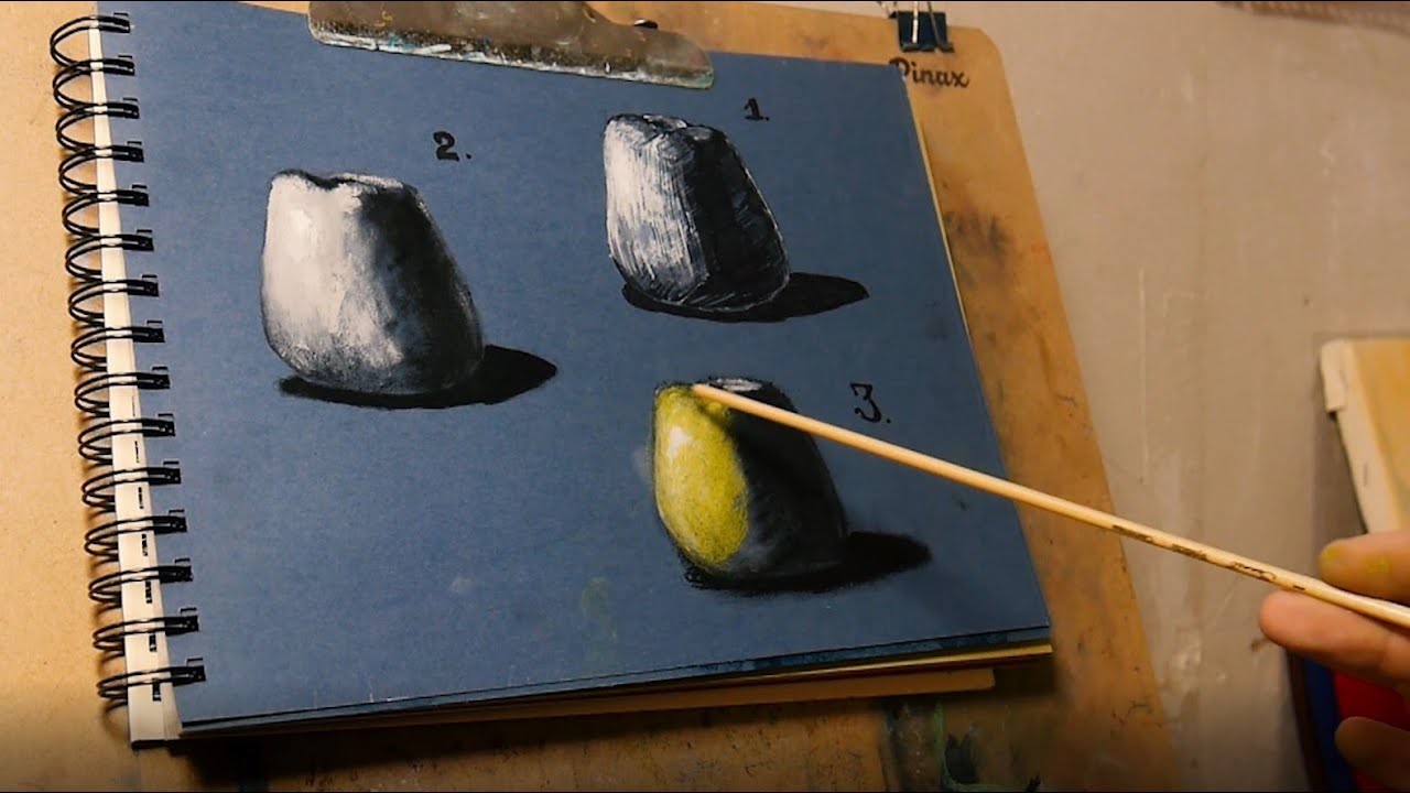 Супер приём для яркого света .Масляная пастель.\Oil Pastel.