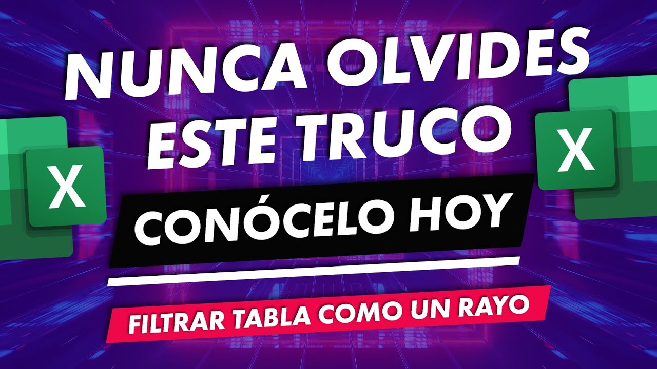 Separar una Tabla de Datos en varias Hojas de Excel con un solo Clic (Truco que no debes Olvidar)