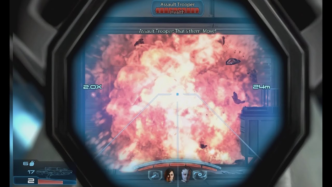 Krysae Sniper Rifle Infiltrator vs Mars Cerberus and Menae Reapers on Insanity (Mass Effect 3)