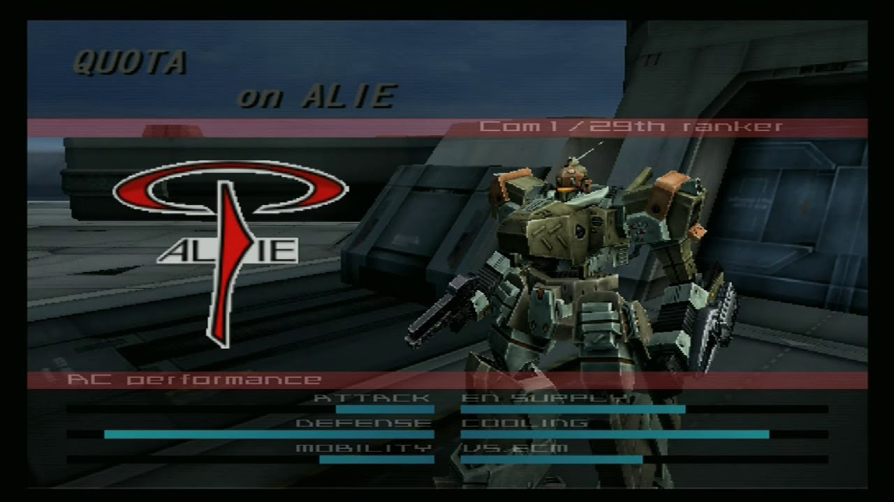 Armored Core: Last Raven - Walkthrough - 04 - VR Arena: Quota / Alie