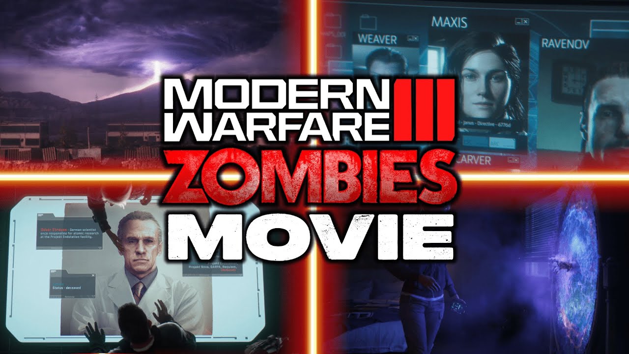 MODERN WARFARE ZOMBIES: ALL CUTSCENES and MISSIONS (Dark Aether Story In Call of Duty Zombies)