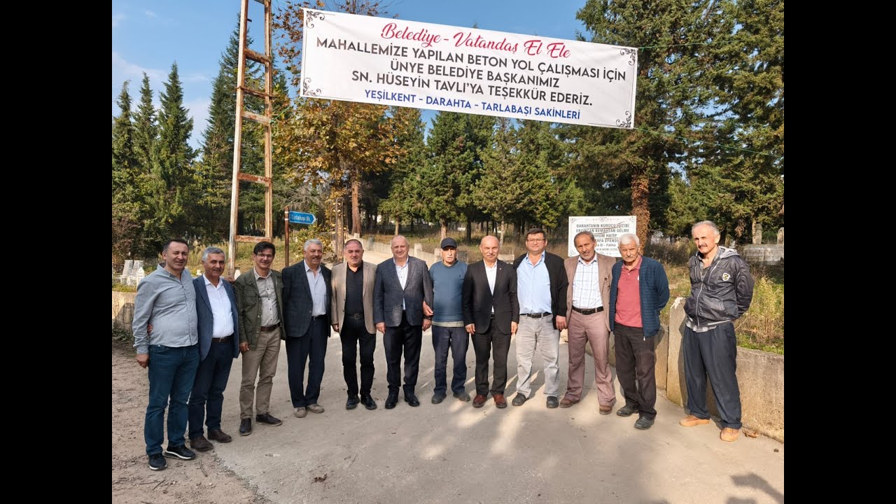 YEŞİLKENT’TE BETON YOL SEVİNCİ…