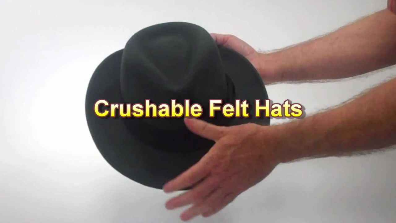 Crushable Felt Hats - Village Hat Shop