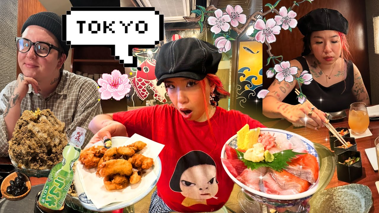 Last Day in Tokyo, Japan 🌸 sushi, izakaya, late night wagyu omakase, dessert, crane games & plushies